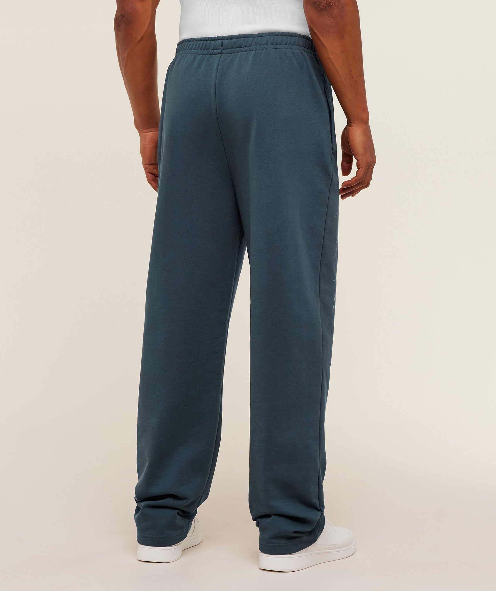 Gymshark Eagle Band Style Graphic Straight Leg Pant - GS Stealth Blue