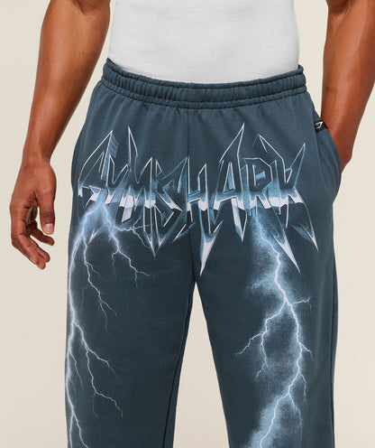 Gymshark Eagle Band Style Graphic Straight Leg Pant - GS Stealth Blue