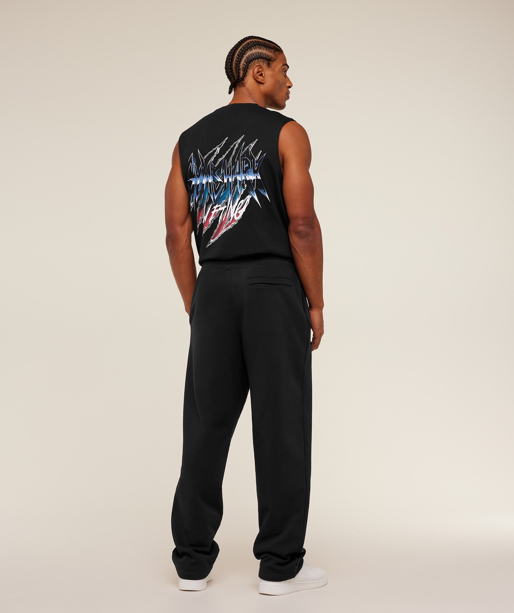 Gymshark Eagle Band Style Graphic Tank - GS Black