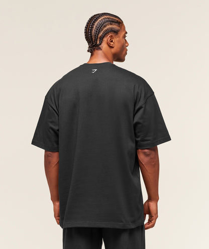 Gymshark Eagle Graphic T-Shirt - Black