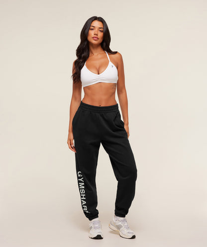 Gymshark Embroidered Logo Joggers - Black