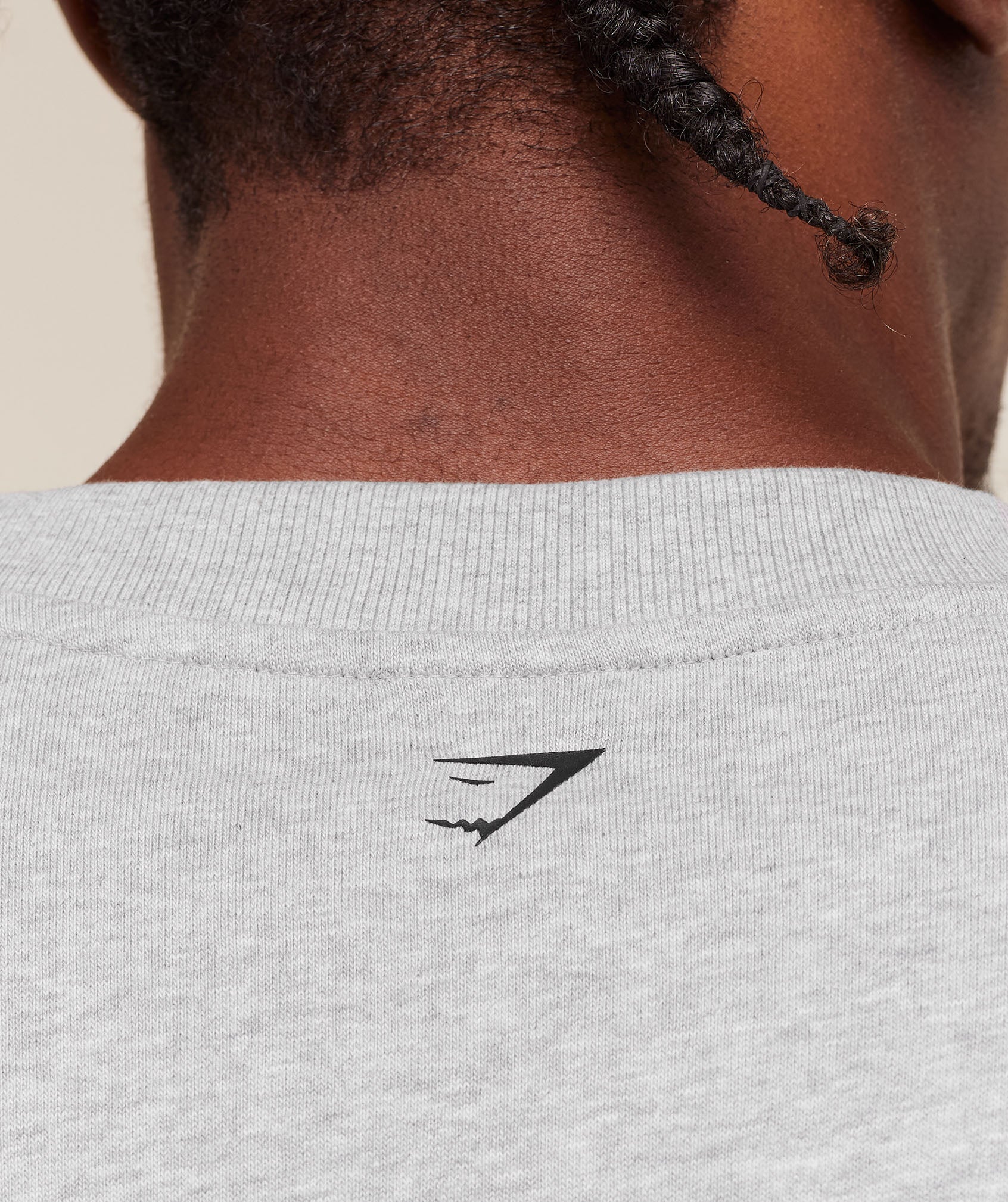 Gymshark Fade Graphic T-Shirt - Light Grey Core Marl