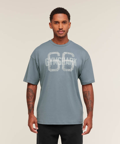 Gymshark GS66 T-Shirt - Iron Blue