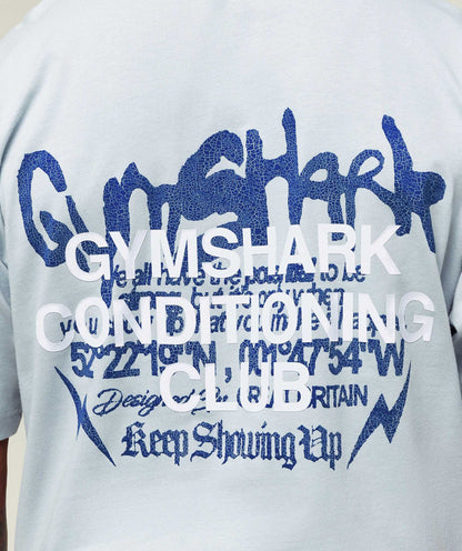 Gymshark GSCC T-Shirt - Smoke Blue