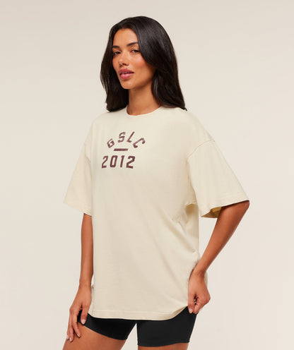 Gymshark Gymshark Lifting Club 2012 Graphic Short Sleeve T-Shirt - Stone Beige/Wash