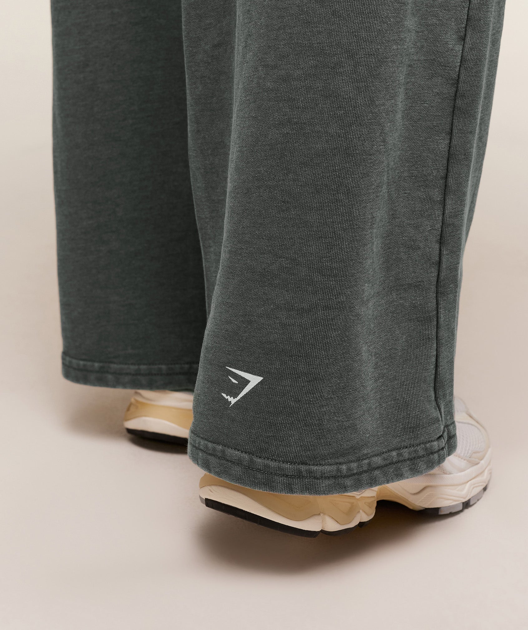 Gymshark Gymshark Lifting Club 2012 Graphic Wide Leg Jogger - Slate Teal/Wash