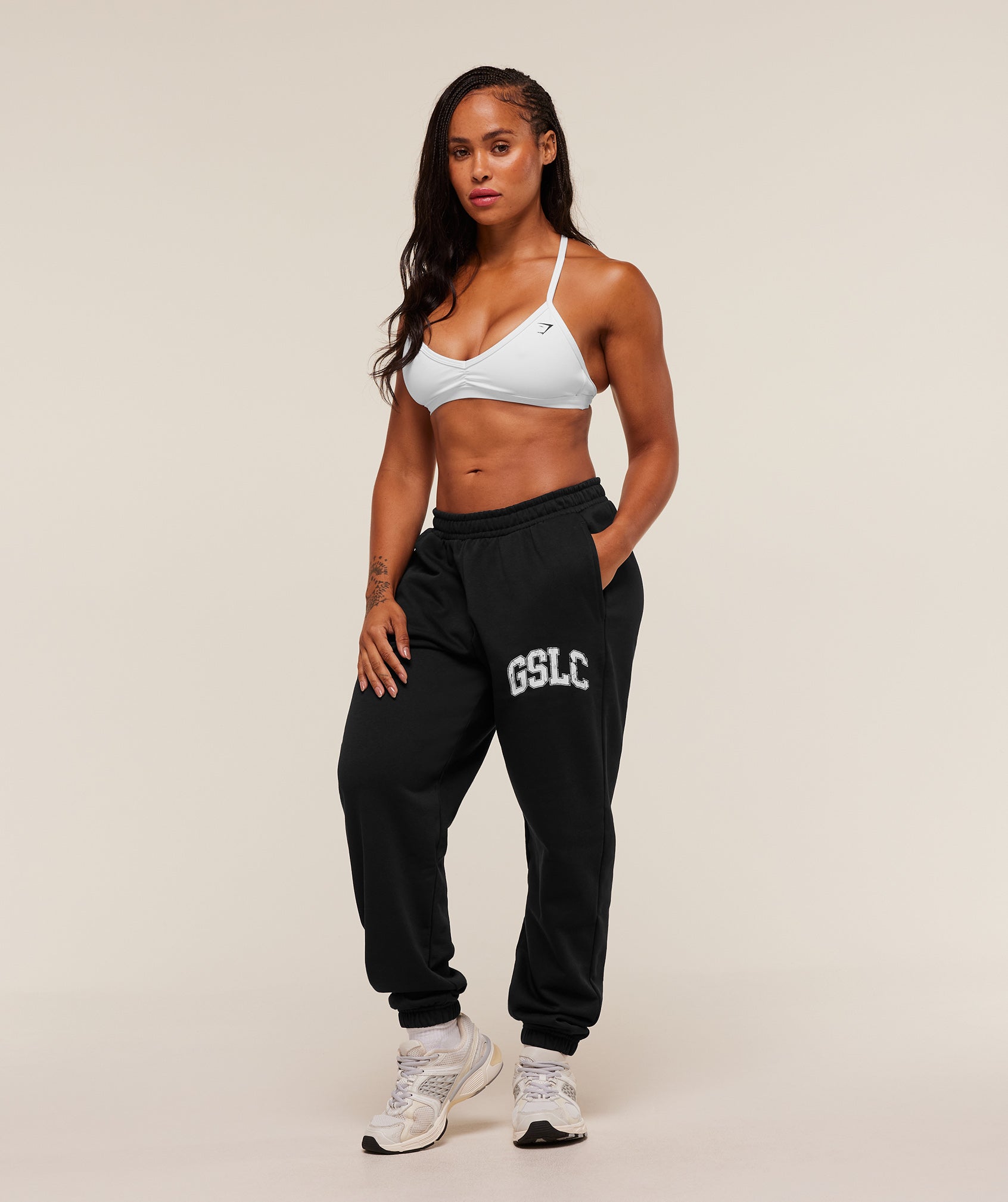 Gymshark GSLC Lifting Club Cuffed Joggers - Black