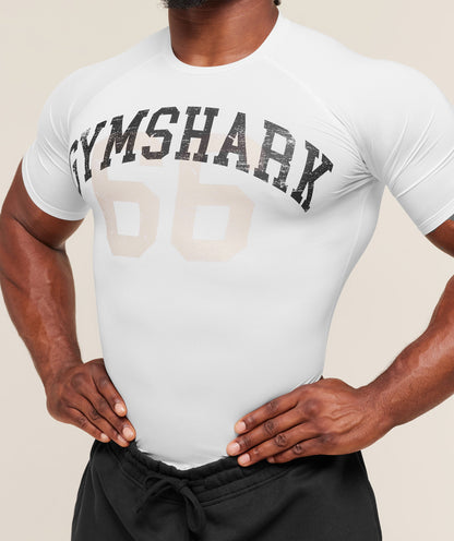 Gymshark Graphic Baselayer T-Shirt - White
