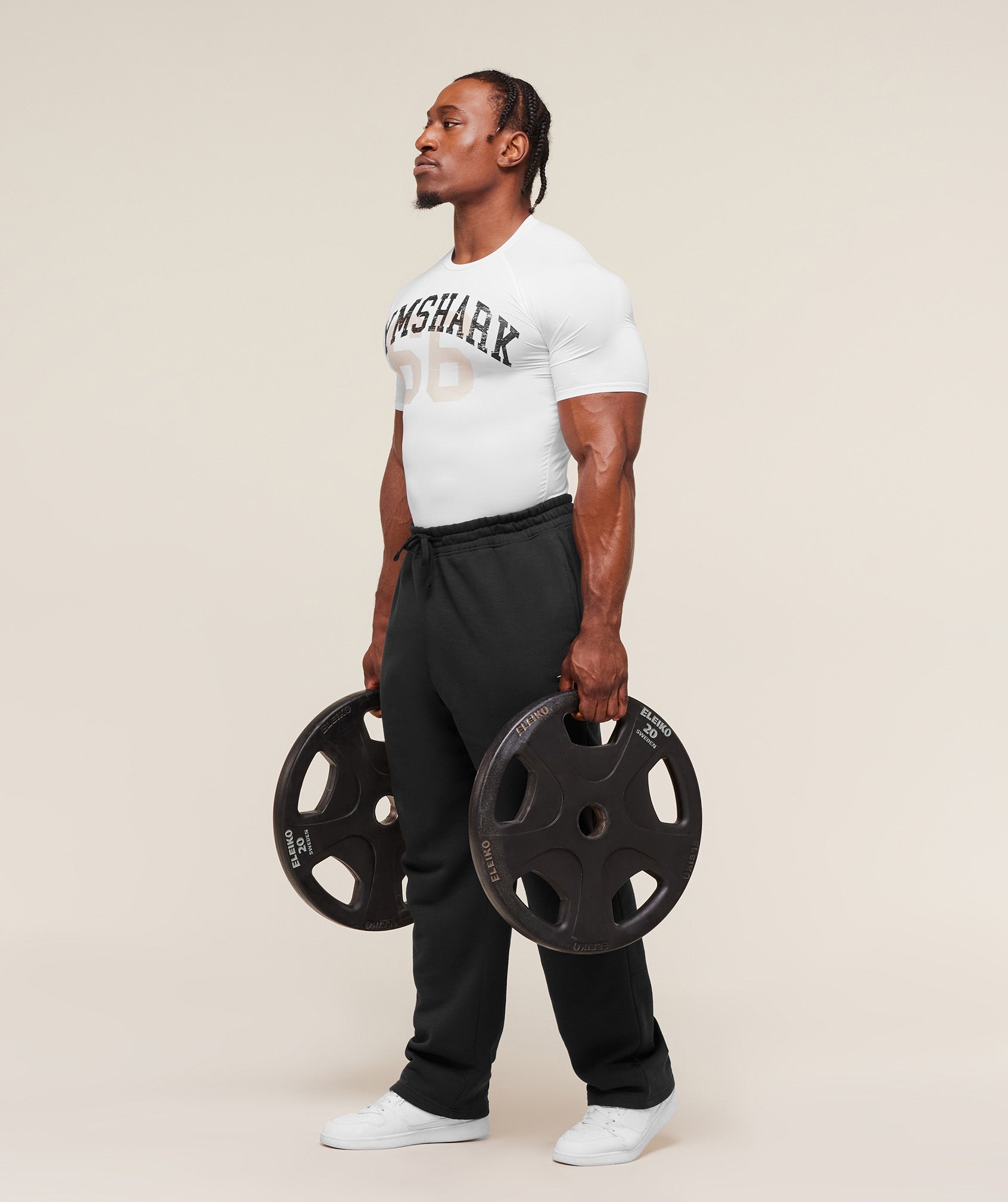 Gymshark Graphic Baselayer T-Shirt - White