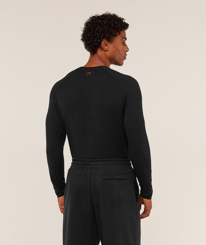 Gymshark Lifting Long Sleeve T-Shirt - Black