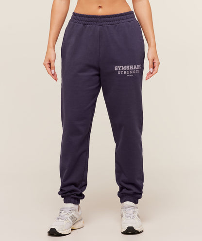 Gymshark Gymshark Strength Graphic Joggers - Midnight Purple
