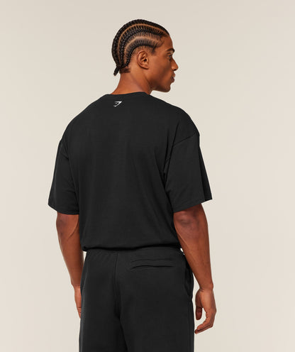 Gymshark Heavy Duty Bro Graphic T-Shirt - GS Black