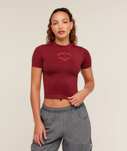 Gymshark Heavy Duty Seamless T-Shirt - Sets Red