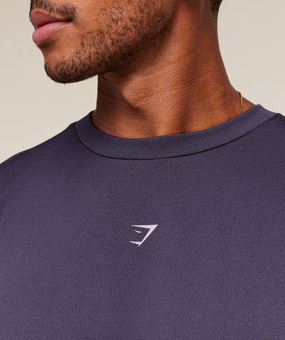 Gymshark Hybrid Athlete T-Shirt - Midnight Purple