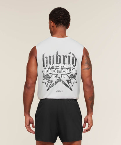 Gymshark Hybrid Graphic Tank - Light Grey