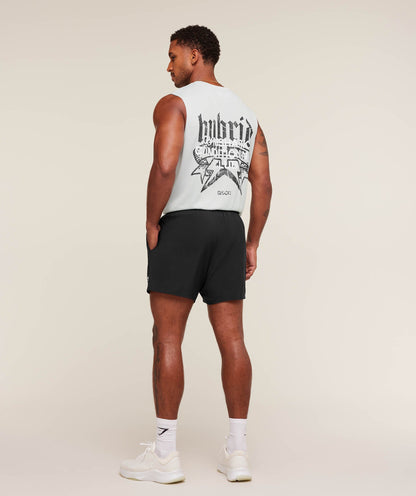 Gymshark Hybrid Graphic Tank - Light Grey