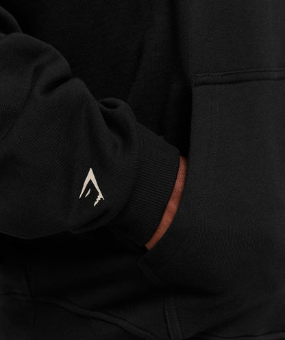 Gymshark Layered Graphic Zip Up Hoodie - Black
