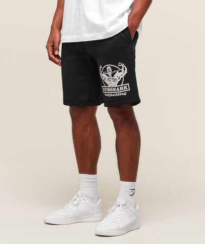 Gymshark Double Bicep 9" Shorts - Black