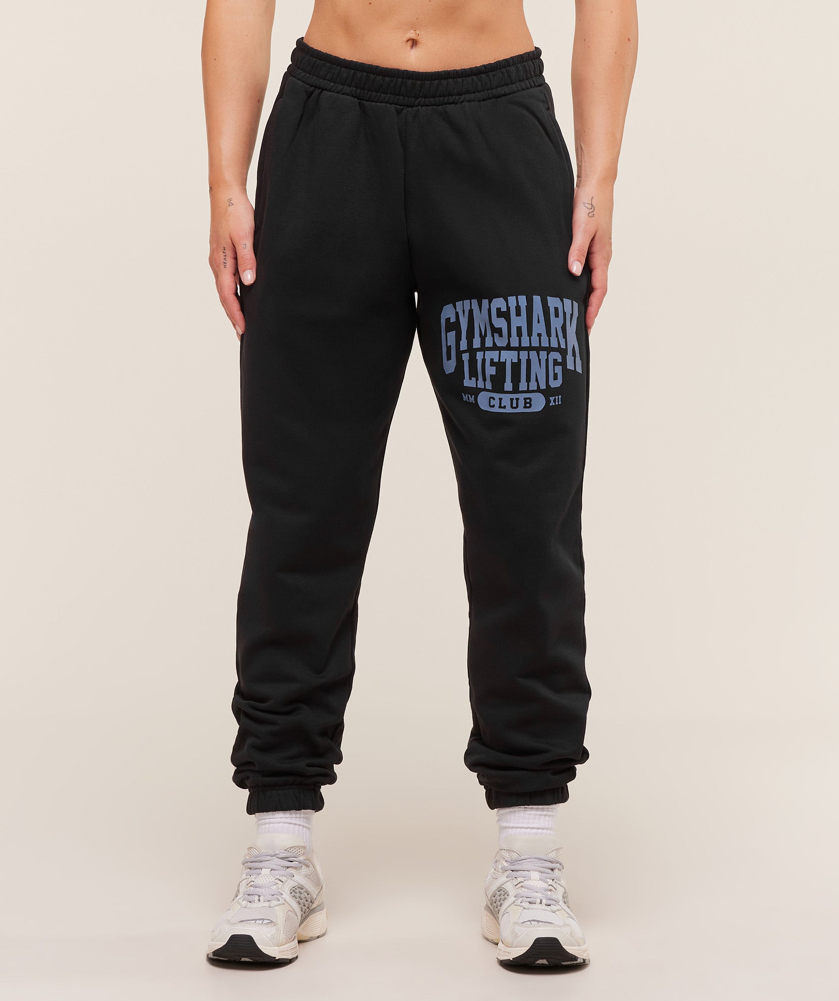 Gymshark Lifting Club Graphic Joggers - Black