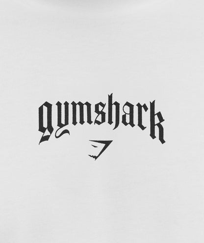 Gymshark Outline Graphic T-Shirt - White