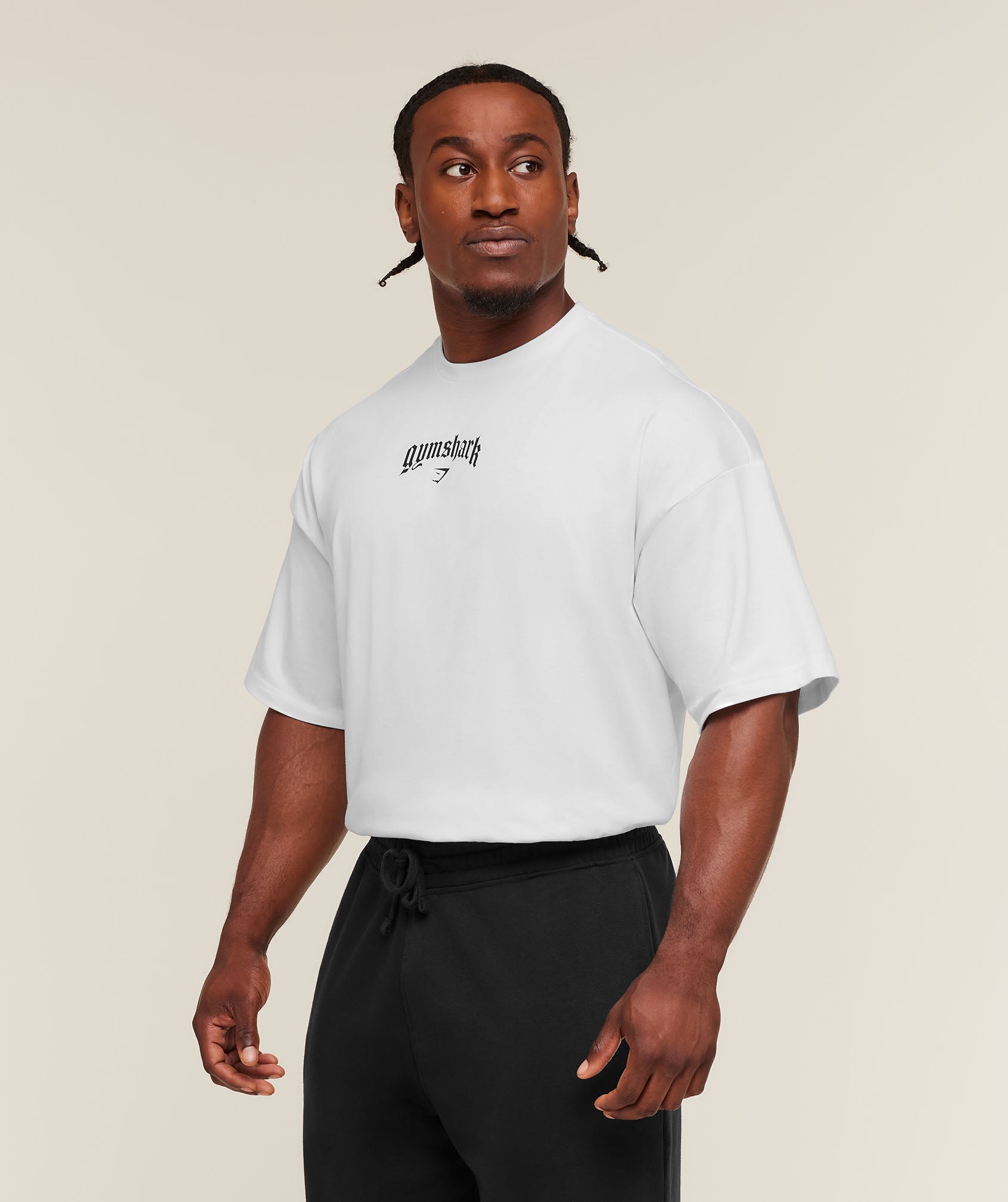 Gymshark Outline Graphic T-Shirt - White