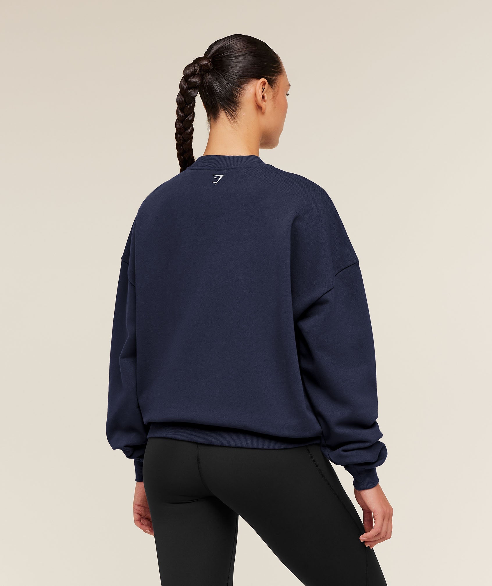 Gymshark Run Club Graphic Sweatshirt - Heavy Blue