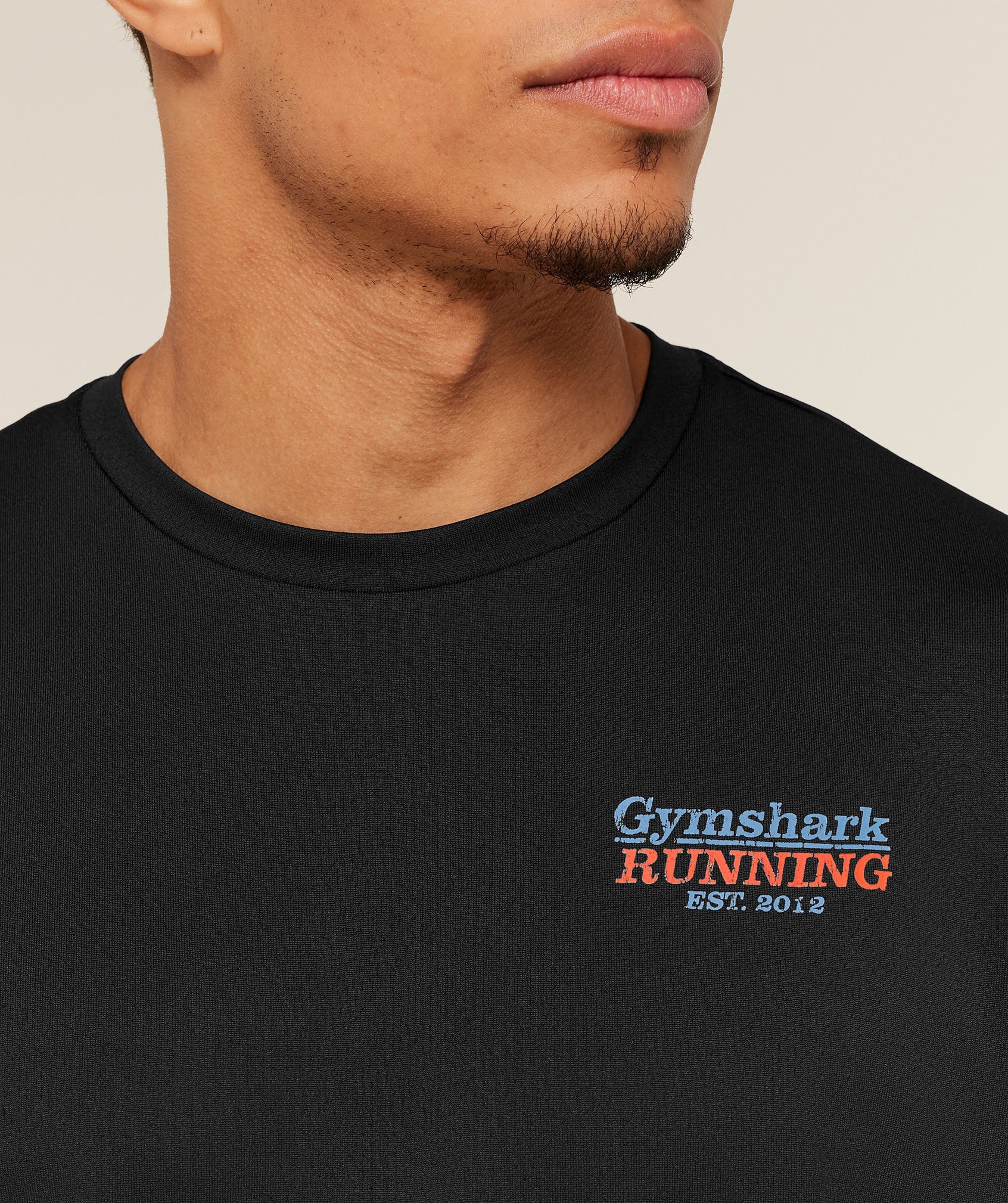 Gymshark Run Club Graphic T-Shirt - GS Black