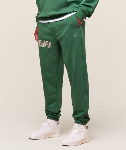 Gymshark Worn Graphic Jogger - Lift Green