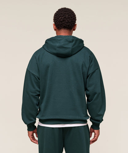 Gymshark Worn Graphic Hoodie - Deep Petrol Blue