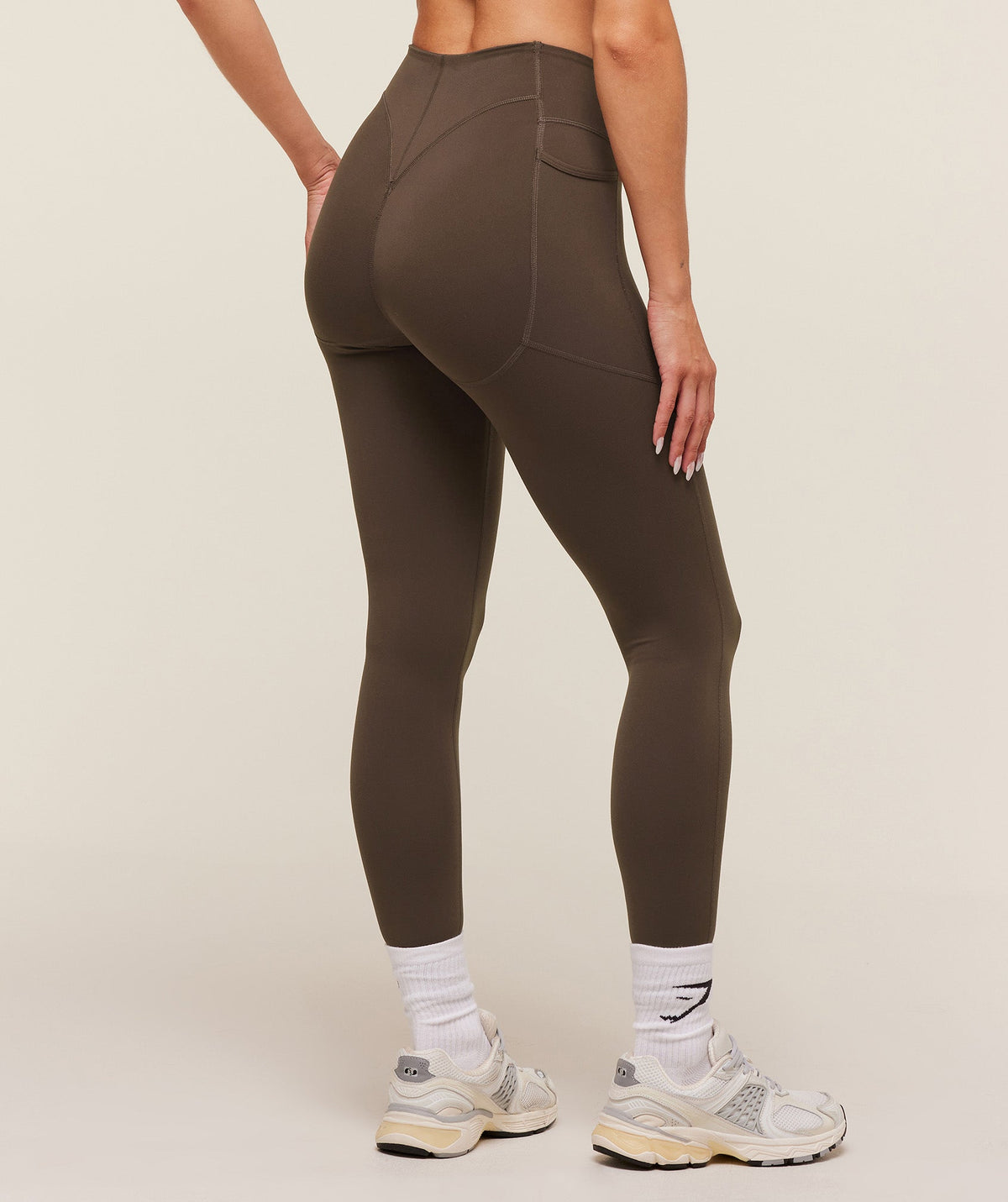 Gymshark Lifting Pocket Leggings - Archive Brown
