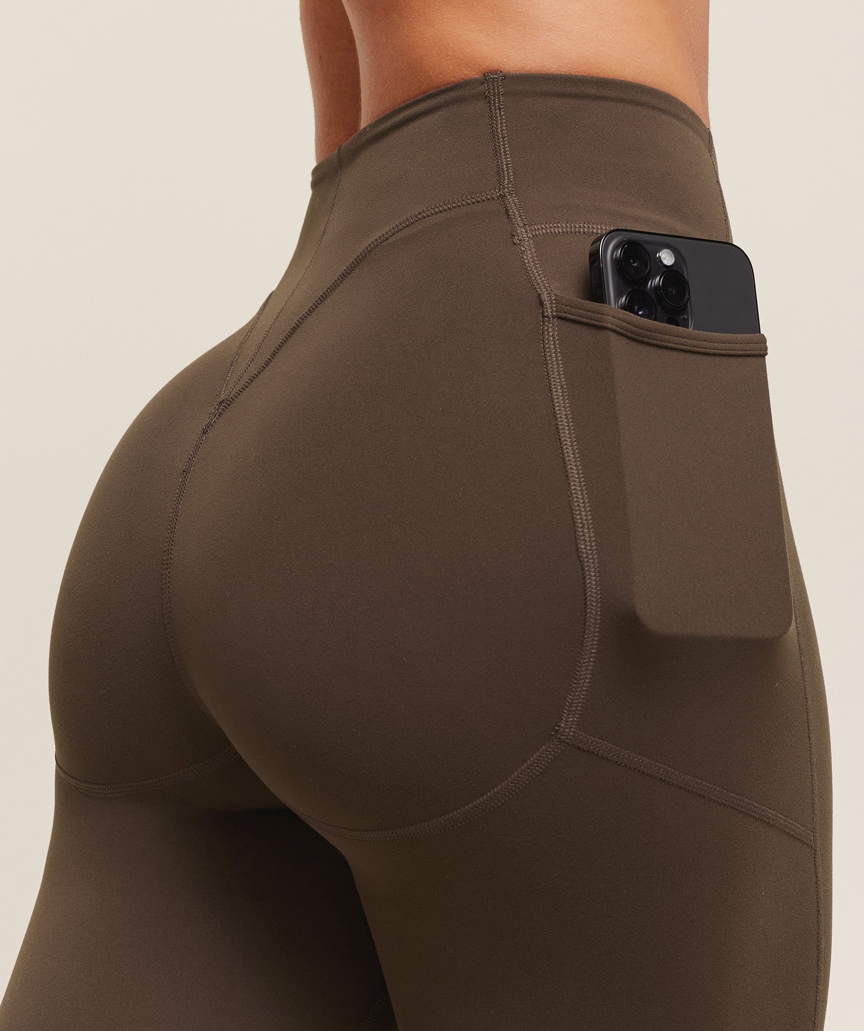 Gymshark Lifting Pocket Leggings - Archive Brown