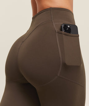 Gymshark Lifting Pocket Leggings - Archive Brown