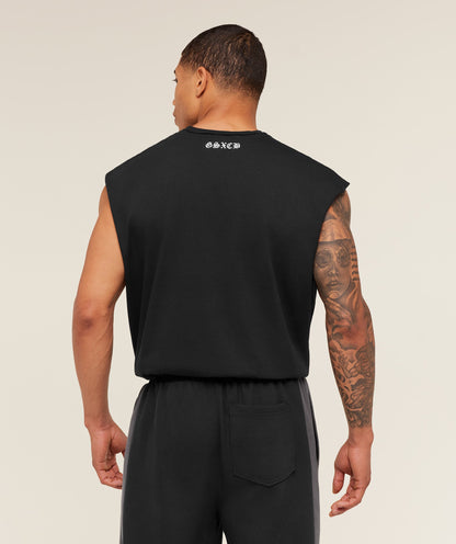 Gymshark x Carlos Belcast Cut off Tee - GS Black
