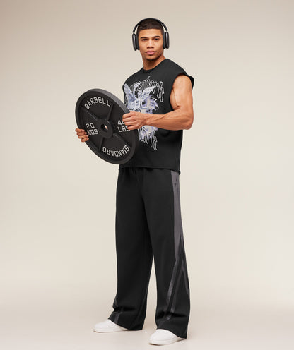 Gymshark x Carlos Belcast Cut off Tee - GS Black