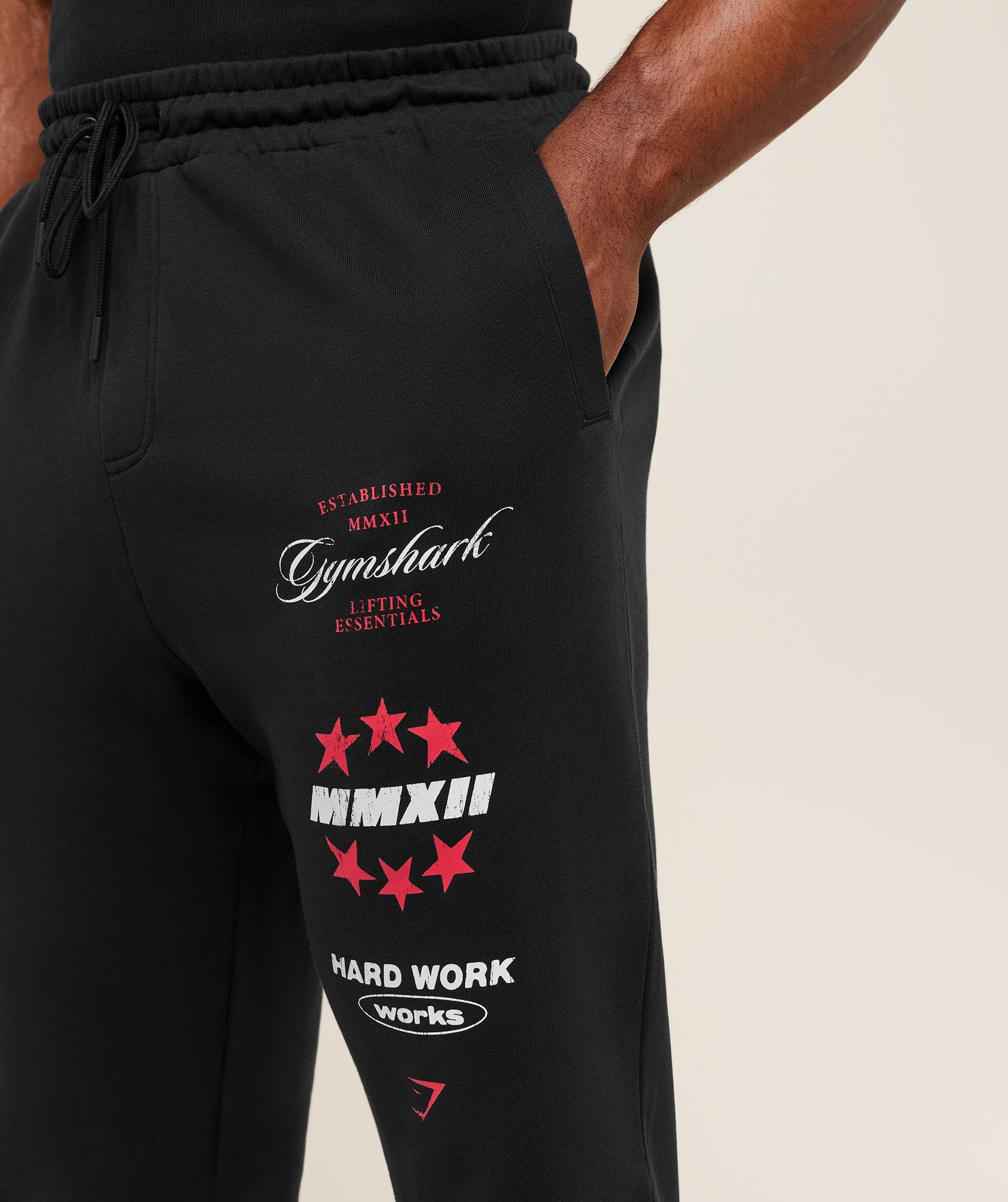 Gymshark Global Lifting Graphic Pant - GS Black