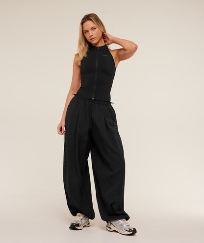 Gymshark Weekend Lifestyle Parachute Pant - GS Black