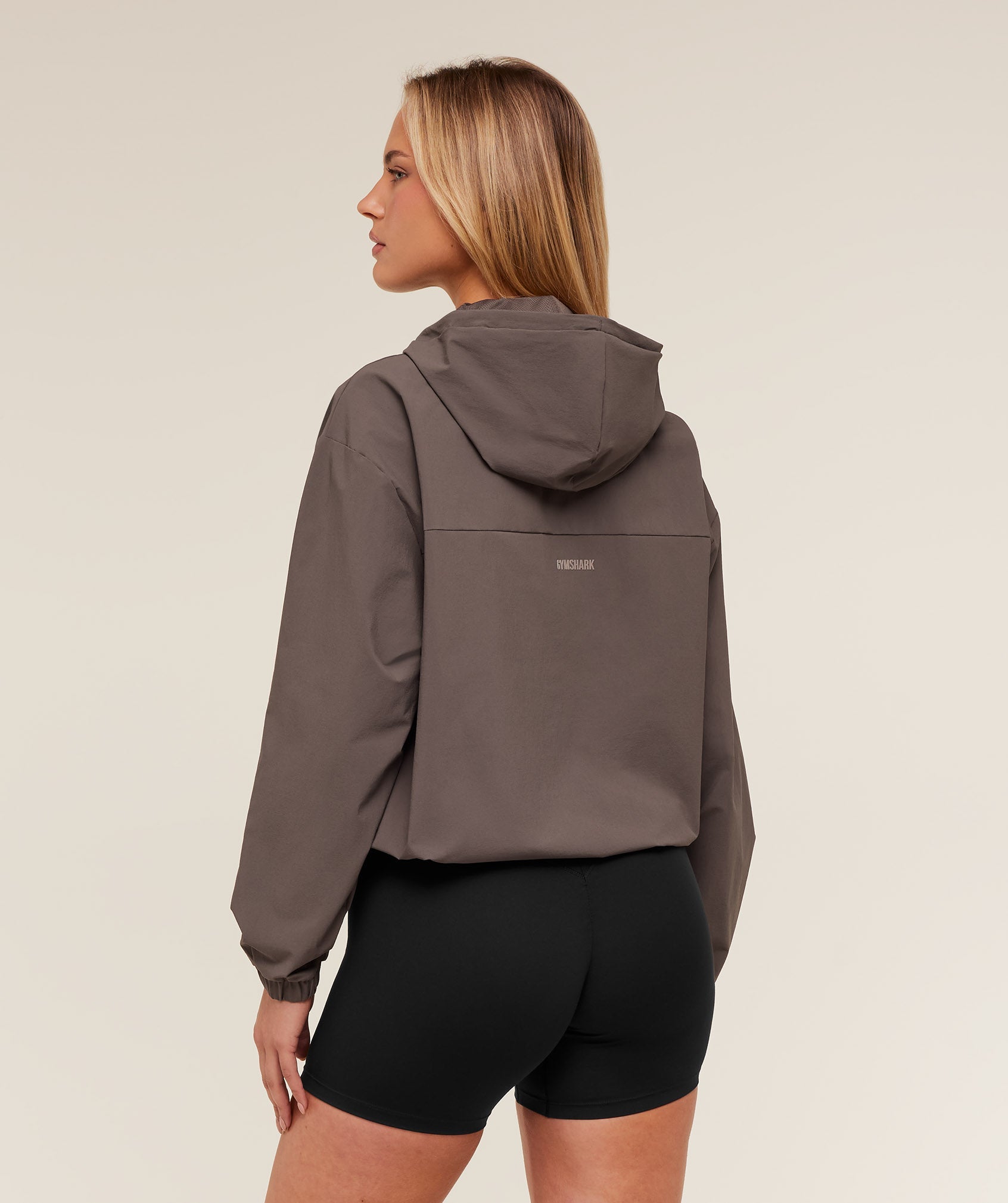 Gymshark Weekend Lifestyle Track Jacket - Cool Brown