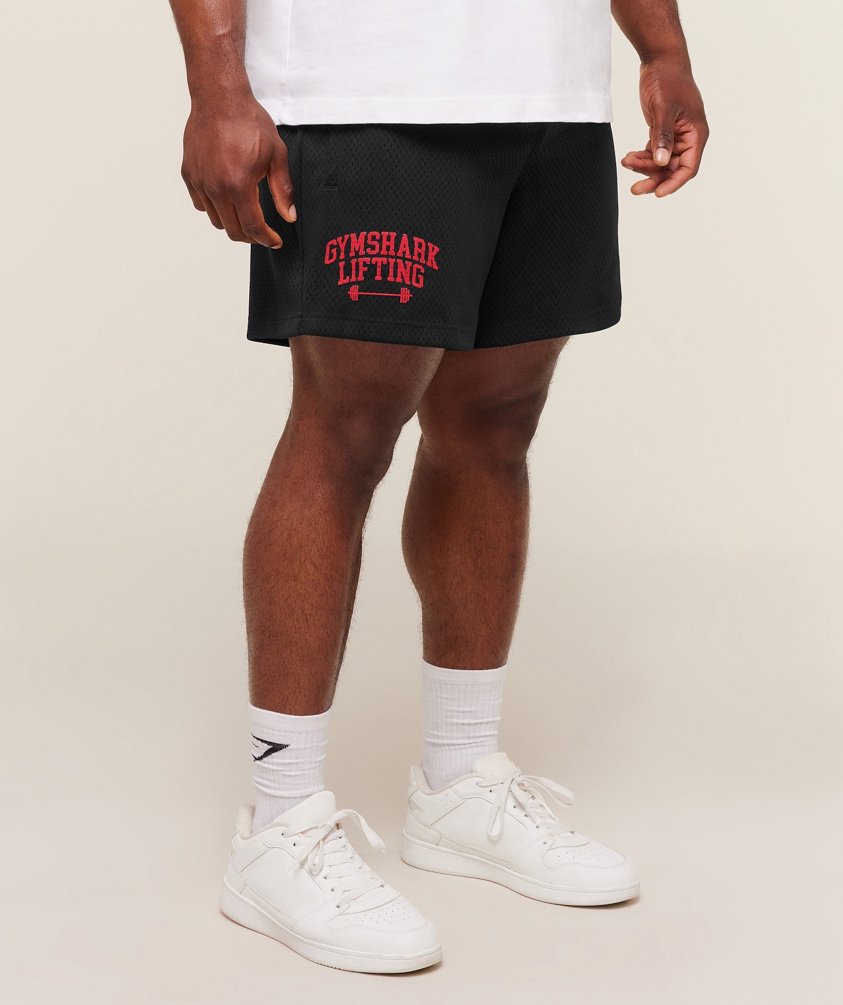 Gymshark Gymshark Lifting Barbell Mesh 5" Short - Black
