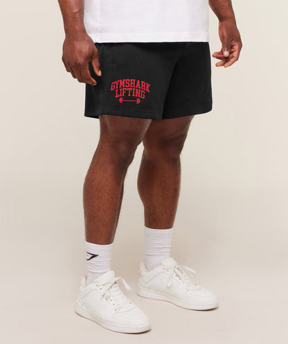 Gymshark Gymshark Lifting Barbell Mesh 5" Short - Black