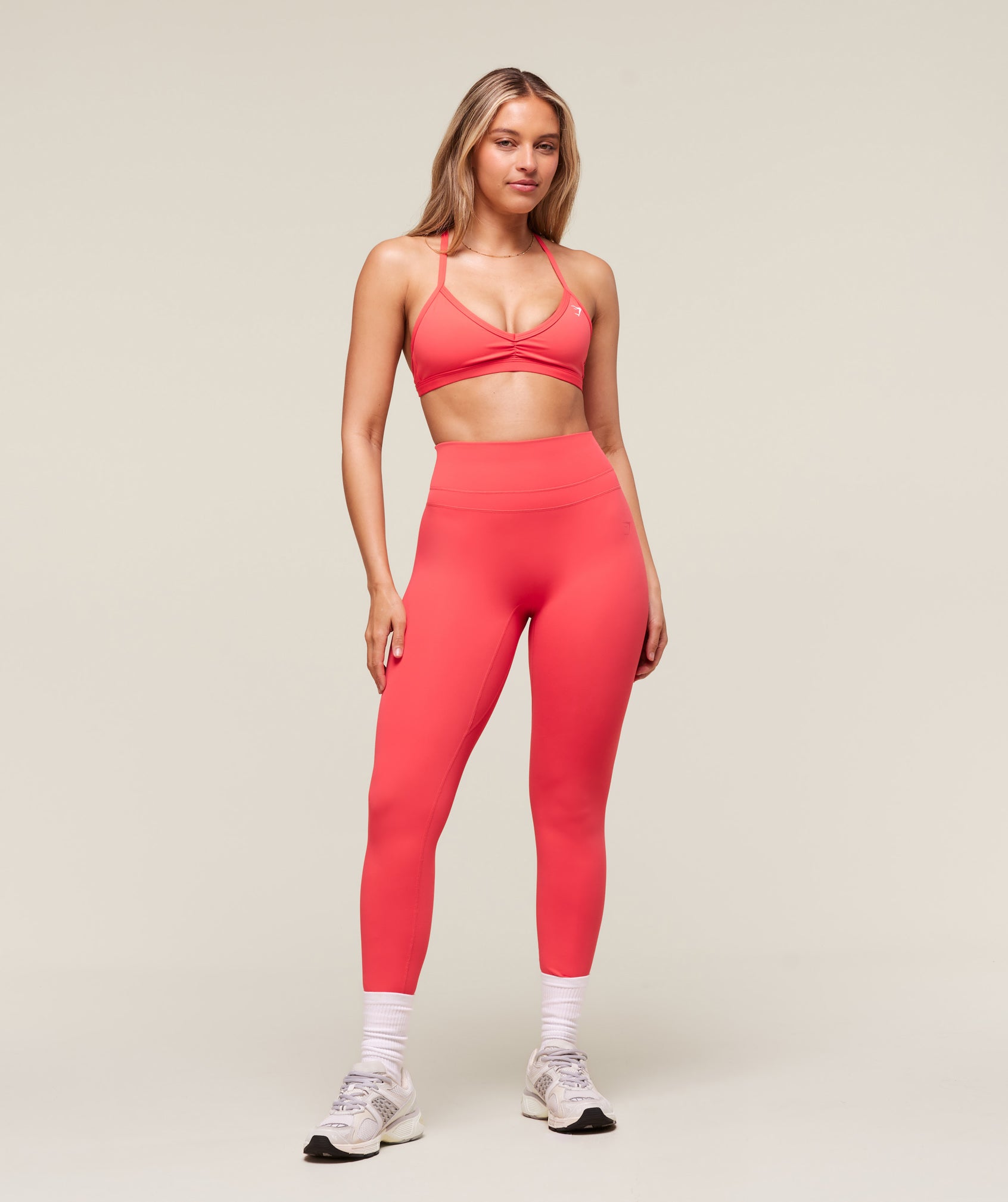 Gymshark Whitney Leggings - Coral Red