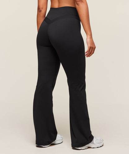 Gymshark Whitney Flared Leggings Short - Black
