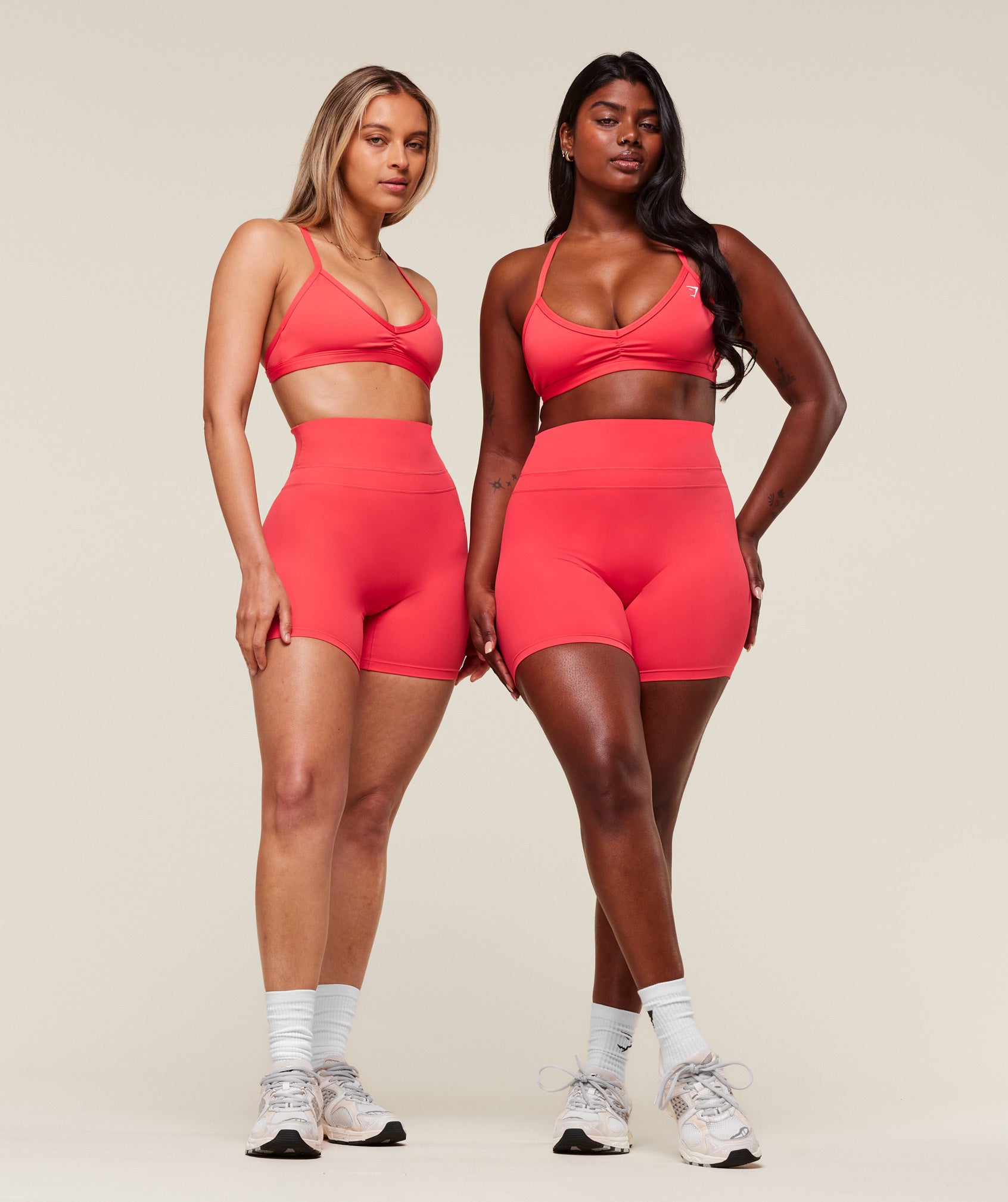 Gymshark Whitney Shorts - Coral Red
