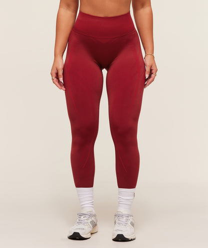 Gymshark x Analis Seamless Leggings - Reps Red/Carmine Red