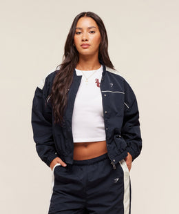 Gymshark x Analis Woven Track Jacket - Midnight Blue