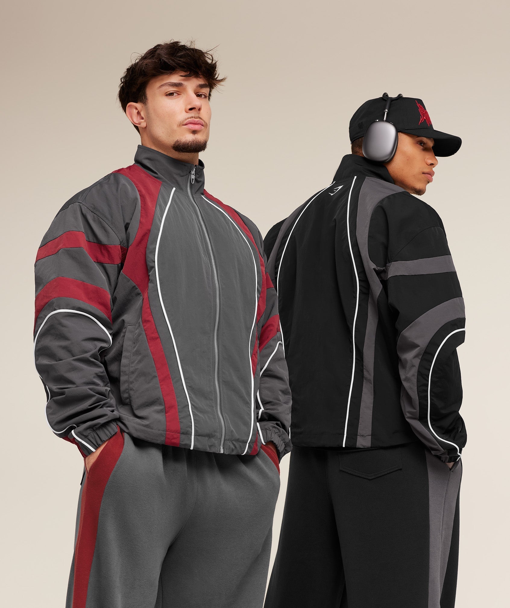 Gymshark x Carlos Belcast Track Jacket -  Onyx Grey