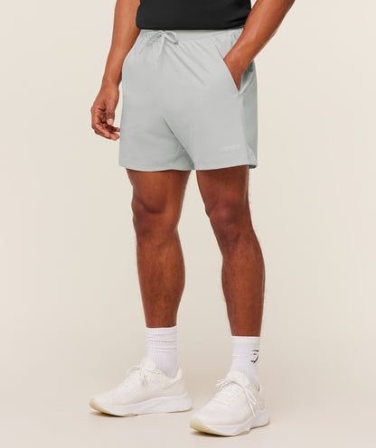 Gymshark Active Rest 6" Shorts - Light Grey