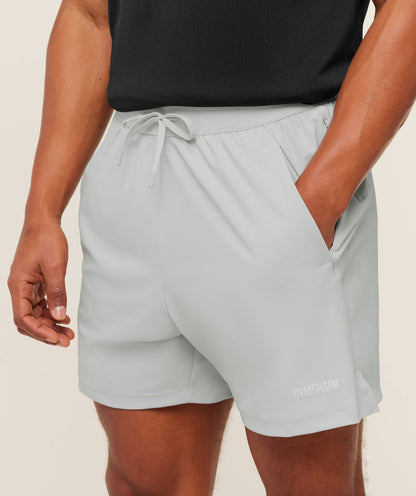 Gymshark Active Rest 6" Shorts - Light Grey