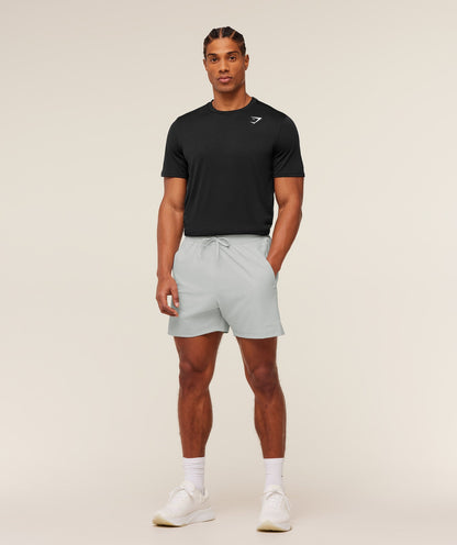 Gymshark Active Rest 6" Shorts - Light Grey