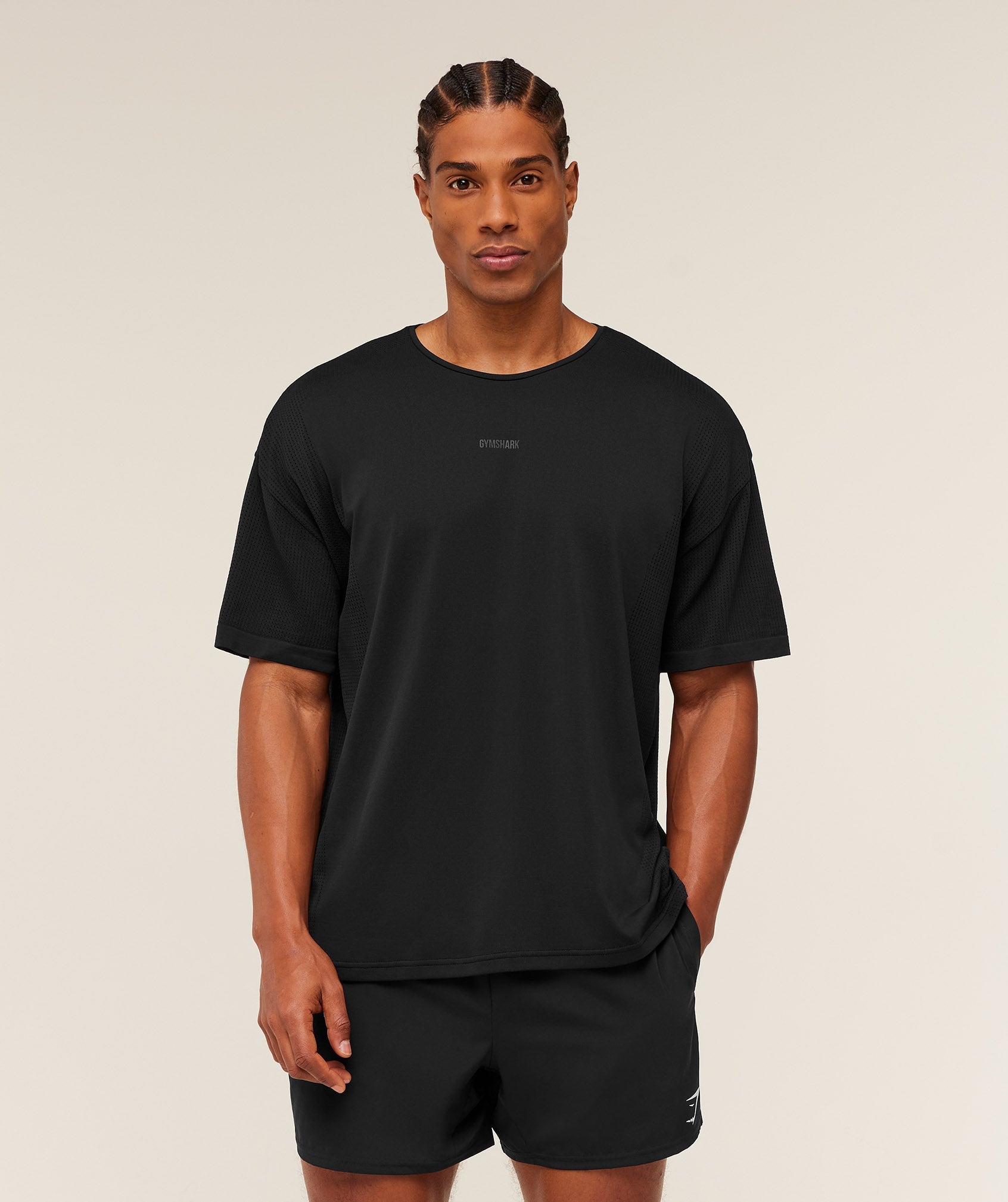 Gymshark Distance Seamless T-Shirt - Black