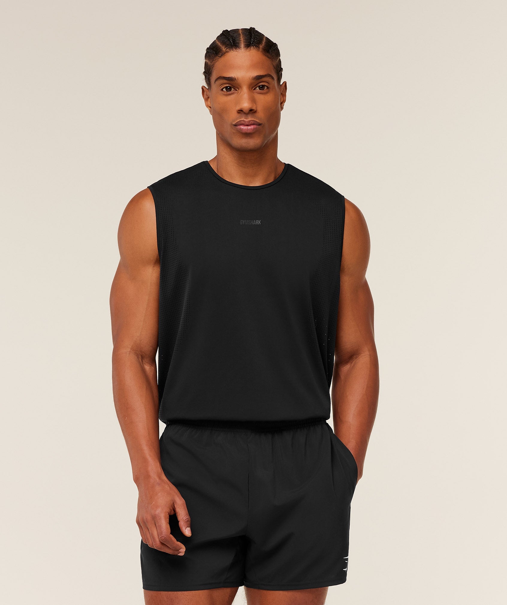 Gymshark Distance Seamless Tank - Black